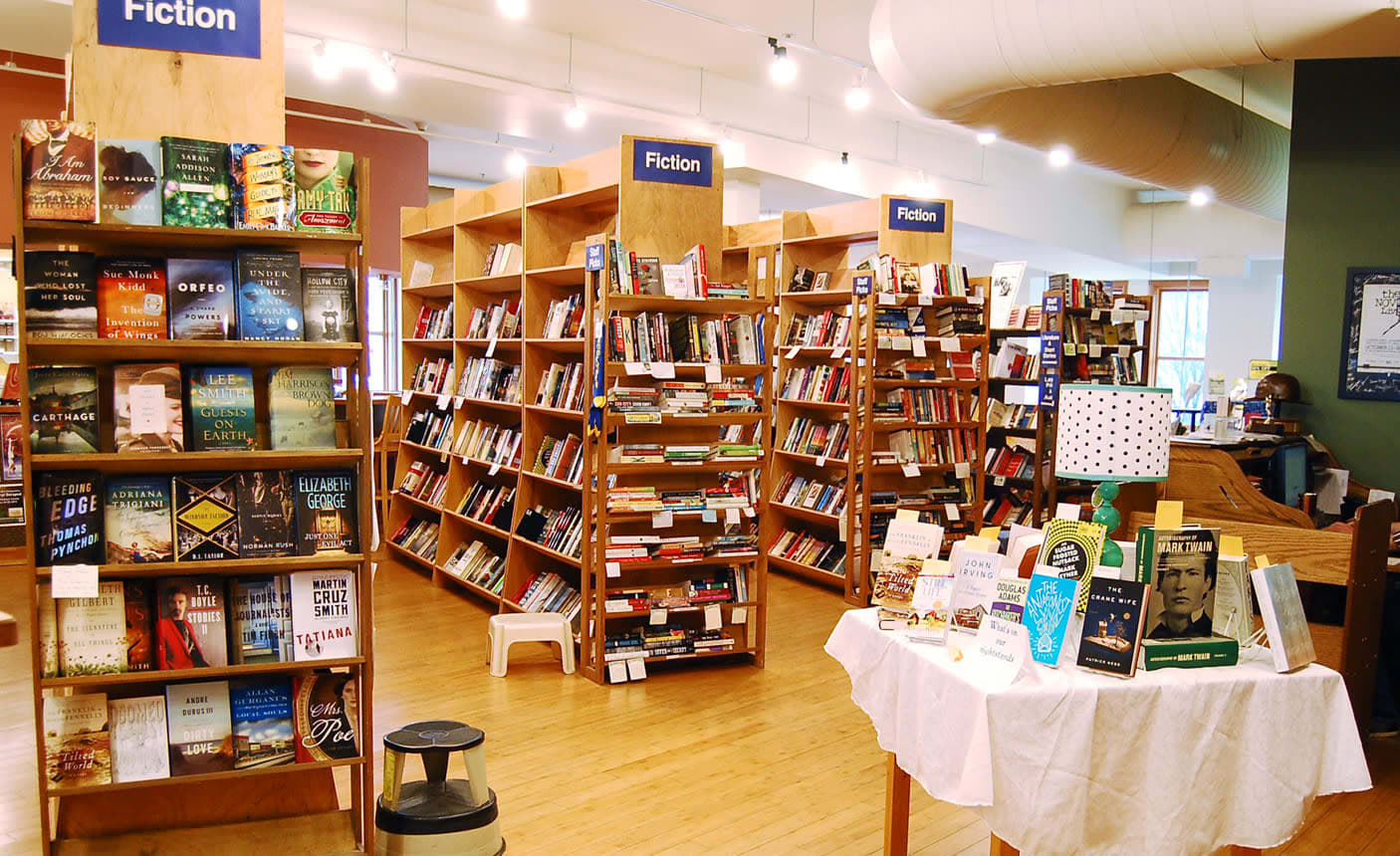 the third floor mezzanine of Village Books