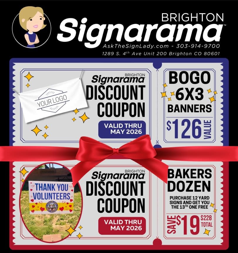 Signarama Brighton Baker's Dozen + Banner BOGO: Your Marketing Power Pack!