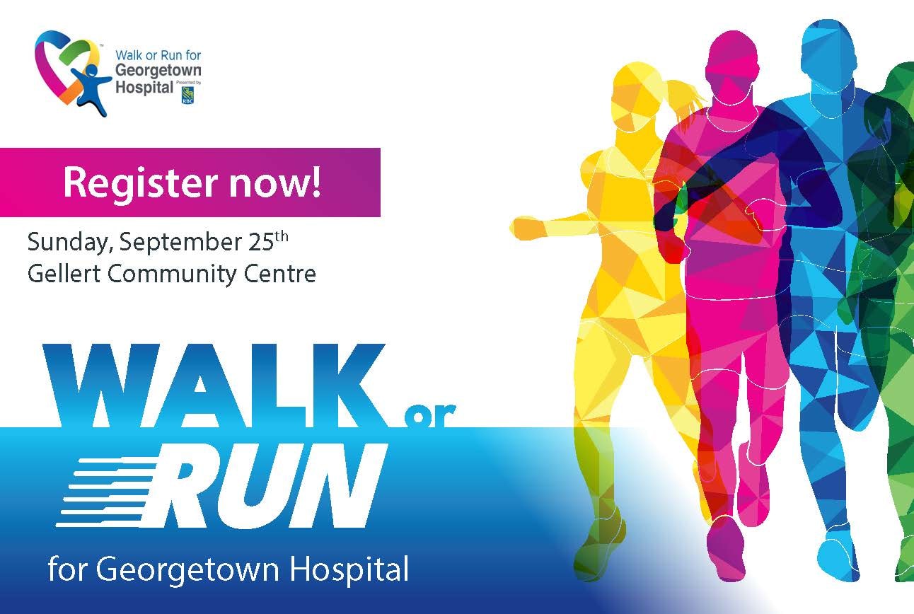 web banner invitation - Georgetown Hospital Foundation Walk/Run 2022