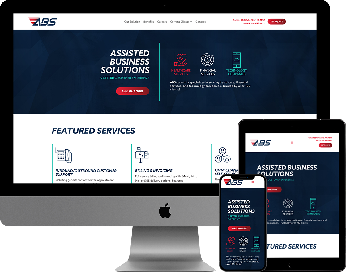 Assisted Business Solutions Website Design
