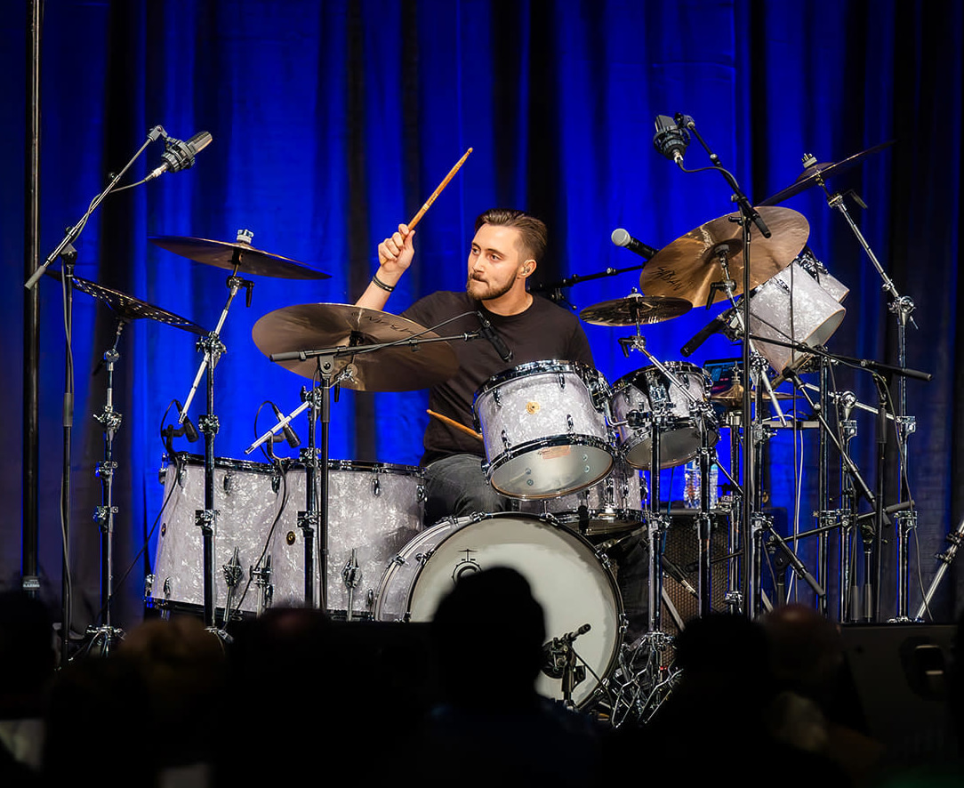 Music Compound drum clinic Nic Collins