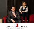 man and a woman wearing custom suits in naples, fl