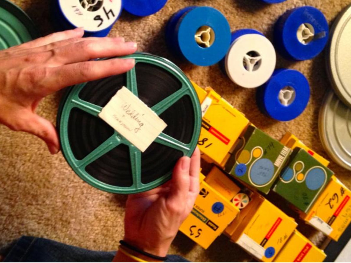 Film Reels ready to be digitized