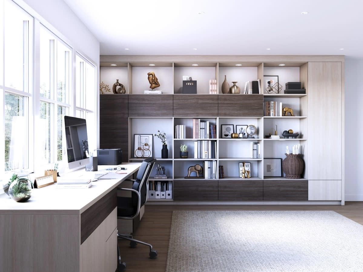 Custom Home Office Storage Cabinets | Clever Quarters