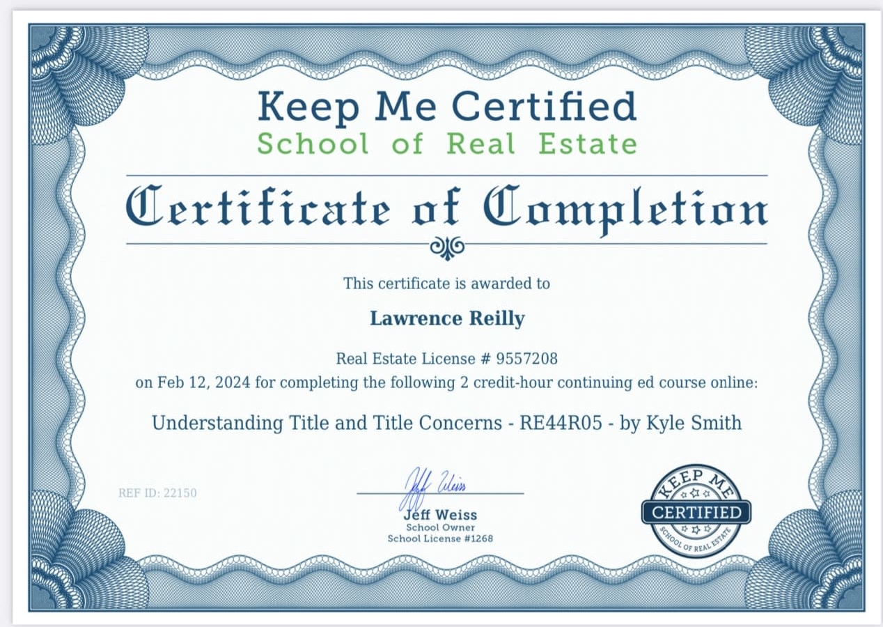 Title & title concerns