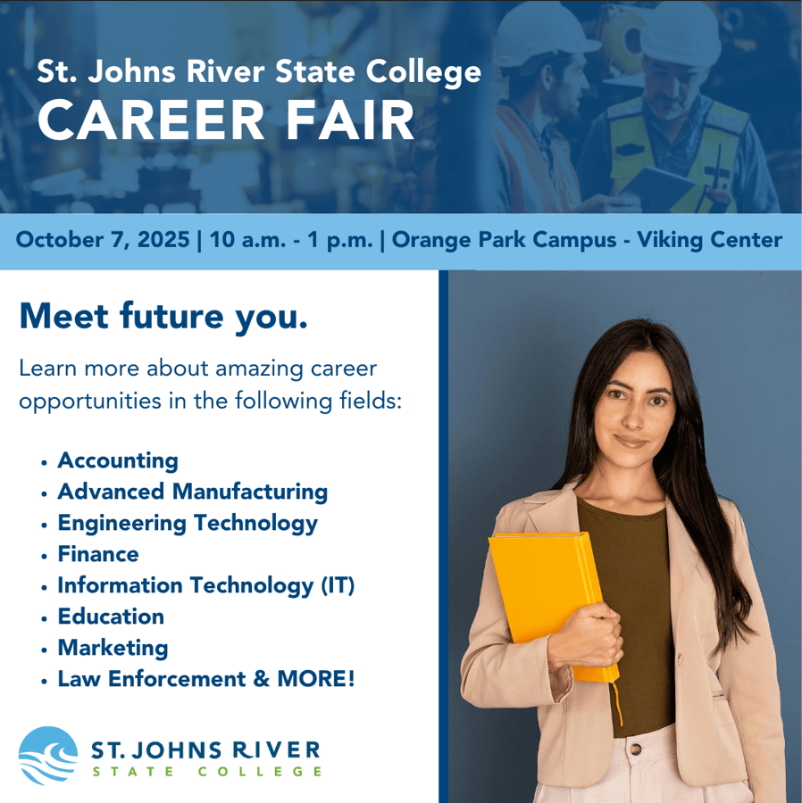 SJRSC Mfg Career Fair flyer