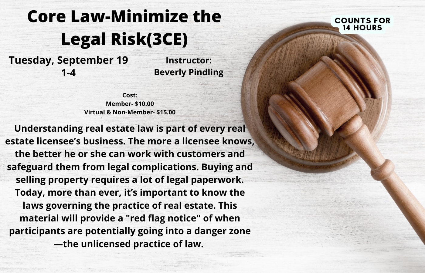 Core Law-Minimize the Legal Risk(3CE) - East Polk County Association of ...
