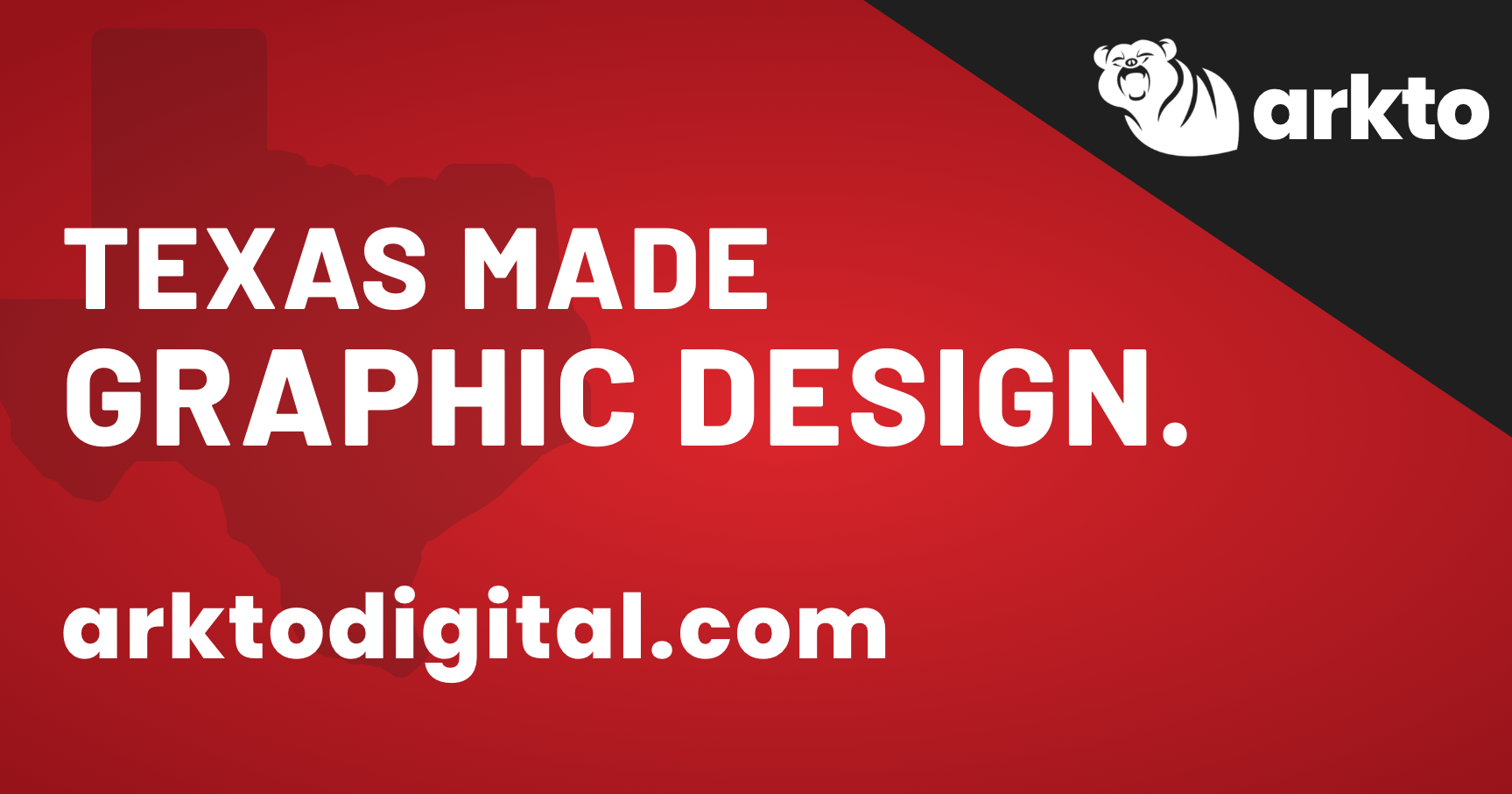 We help businesses put their best digital foot forward with texas made graphic and website design.. Arkto Digital