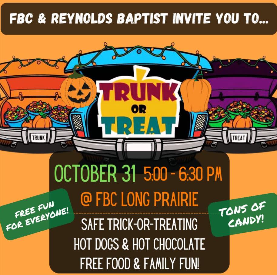 Halloween Trunk or Treat 2024 default Long Prairie Area Chamber of
