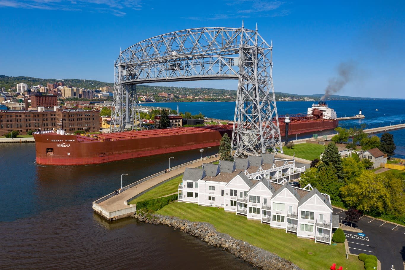 south pier inn aerial photo