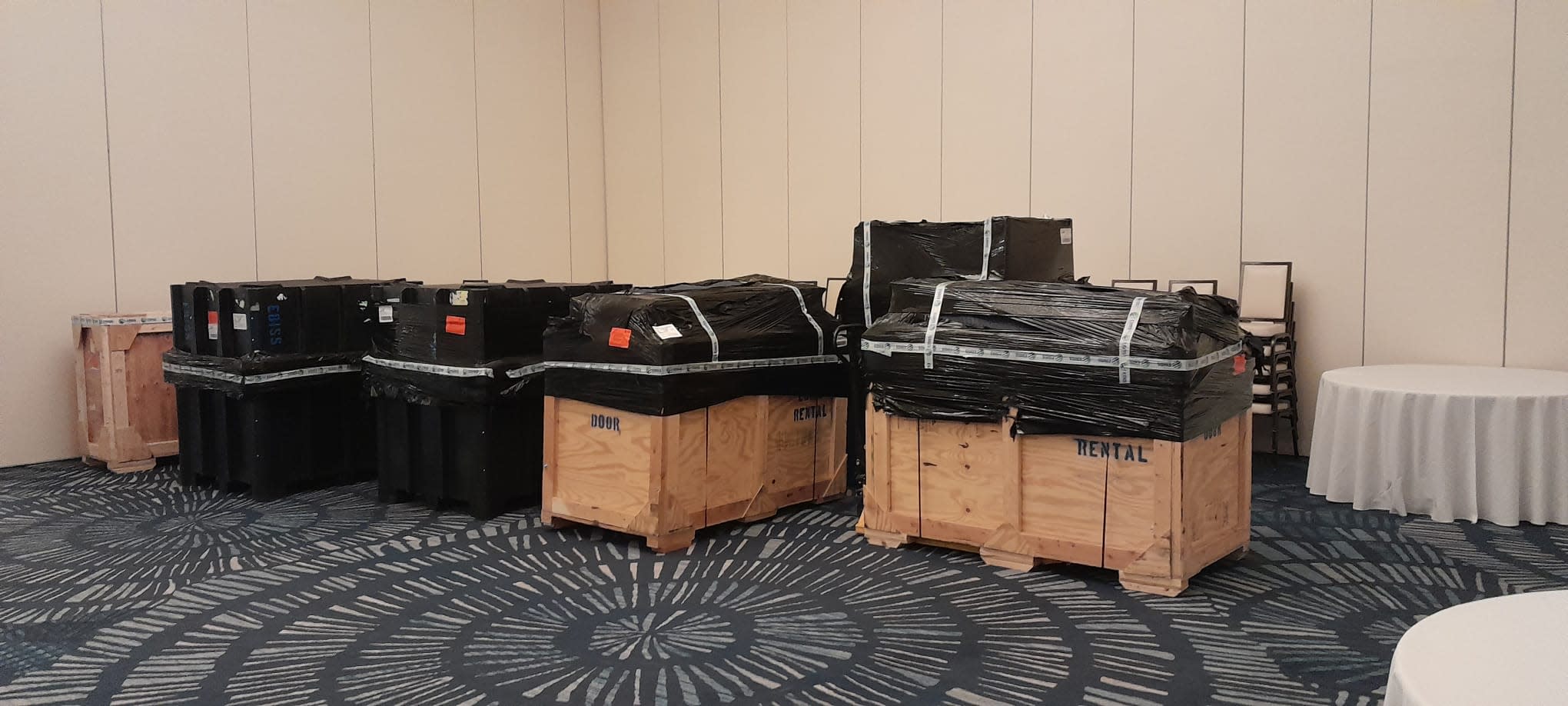 EBISS Inc: Advance warehouse shipment to event location