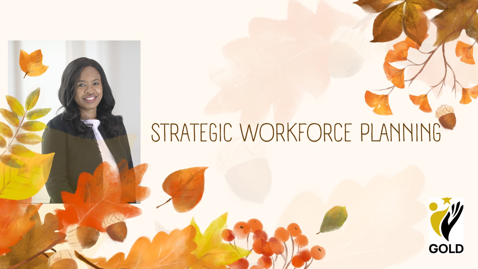 Fall foliage with lady in black jacket