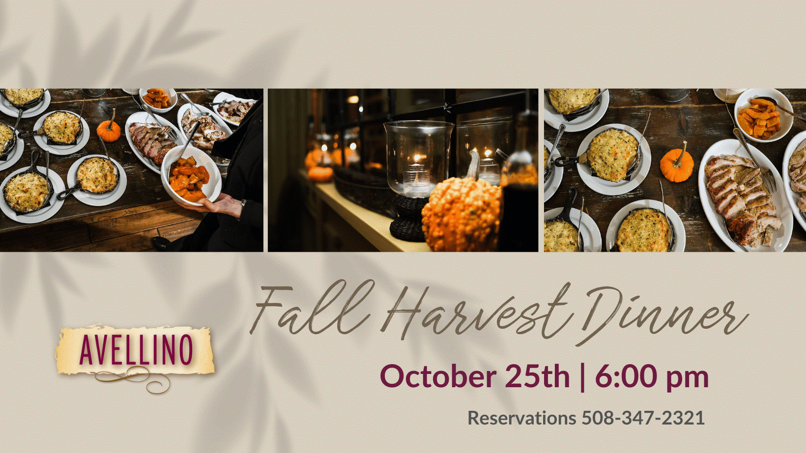 Fall Harvest Dinner