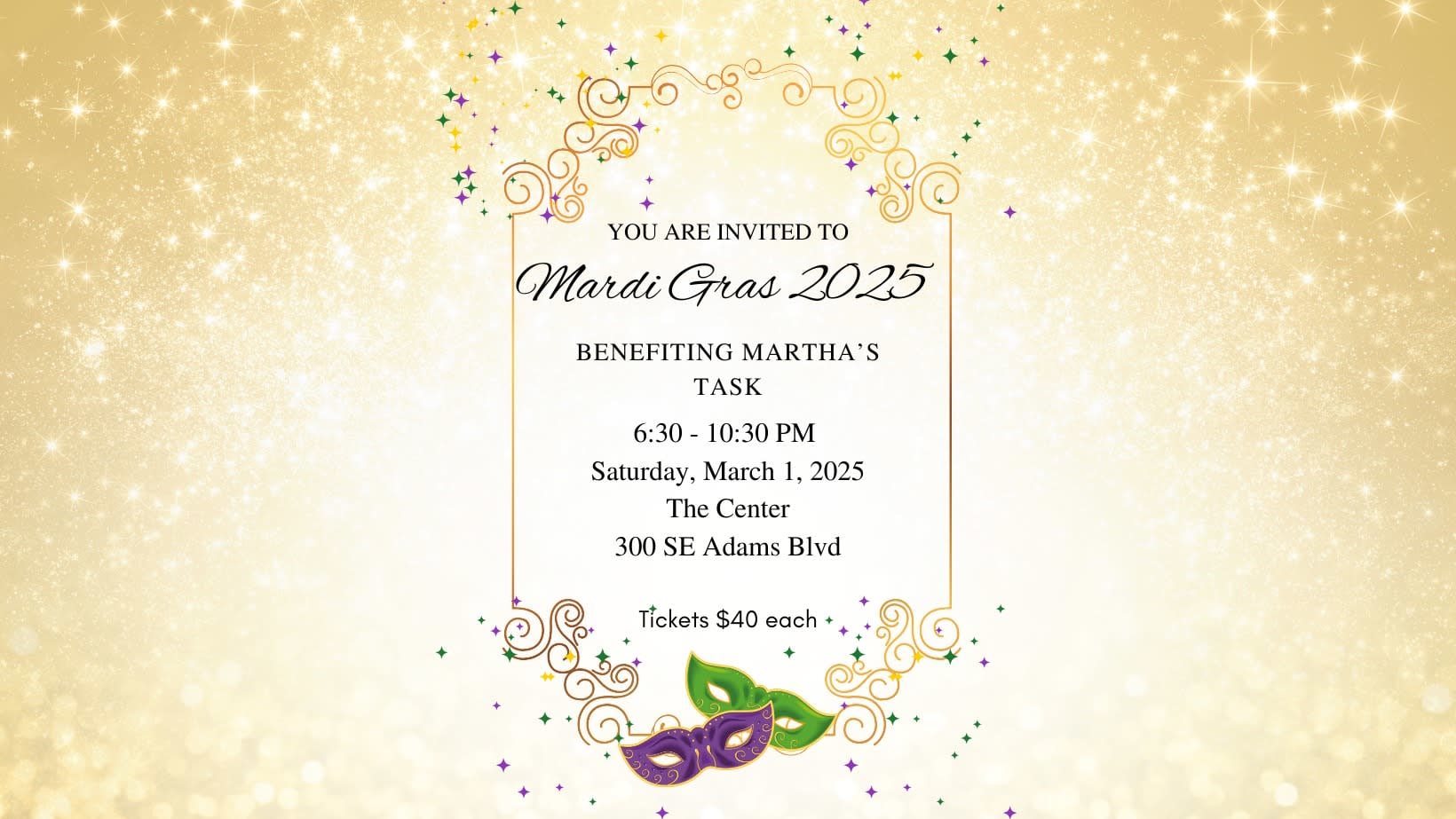 Save the Date! Mardi Gras 2025 Bartlesville Regional Chamber of Commerce