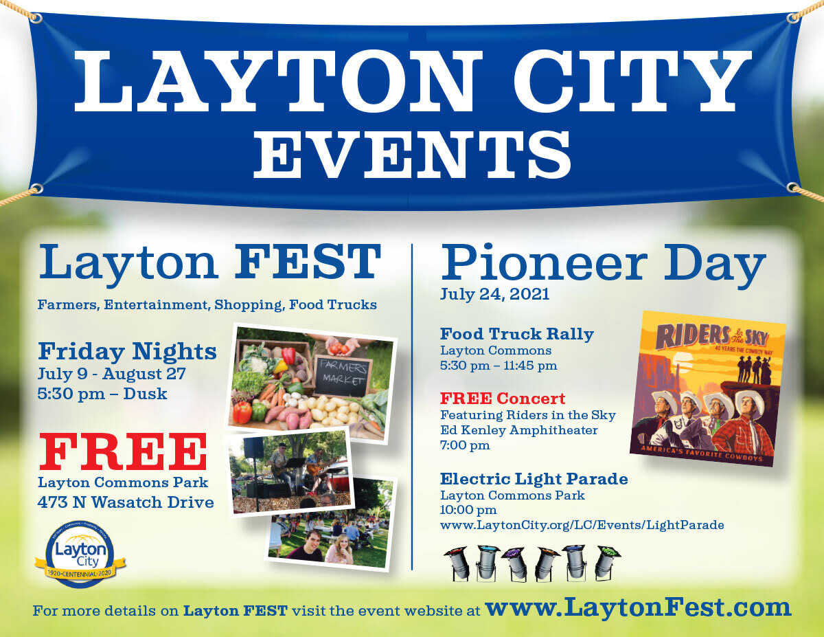 This is an advertisement for Layton FEST