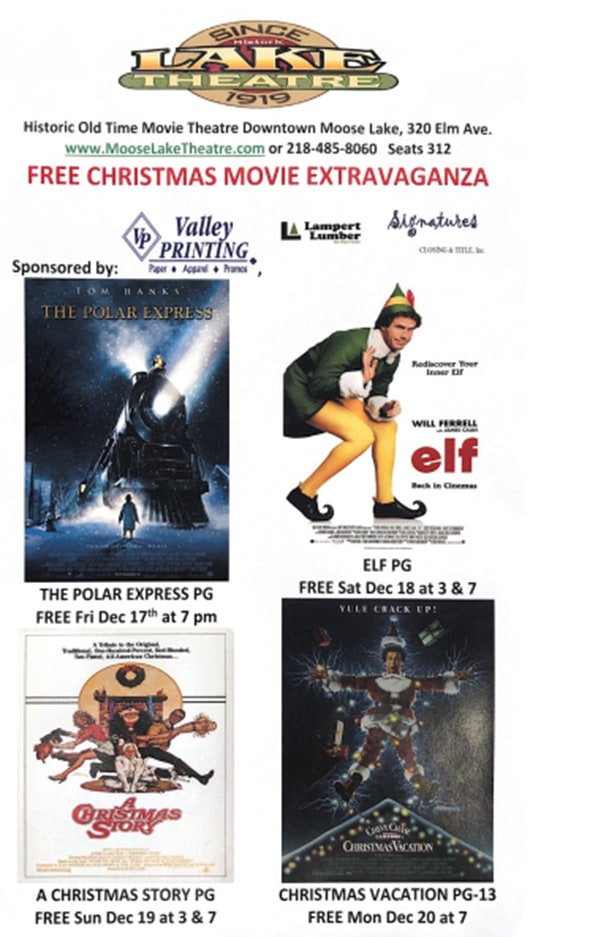 free movie weekend