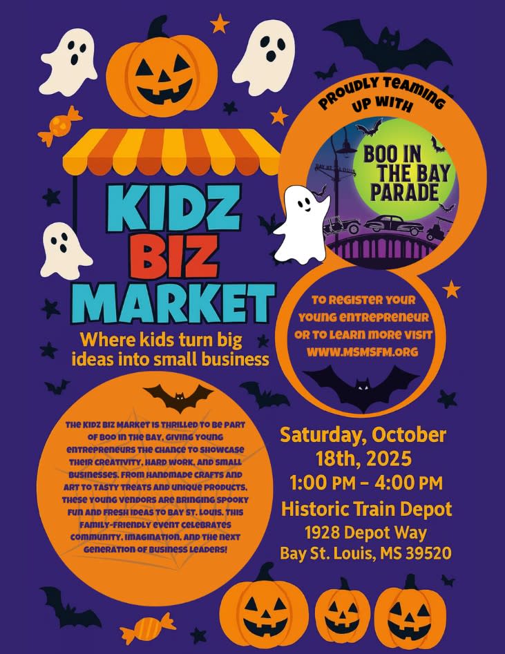 Kidz Biz Market flier