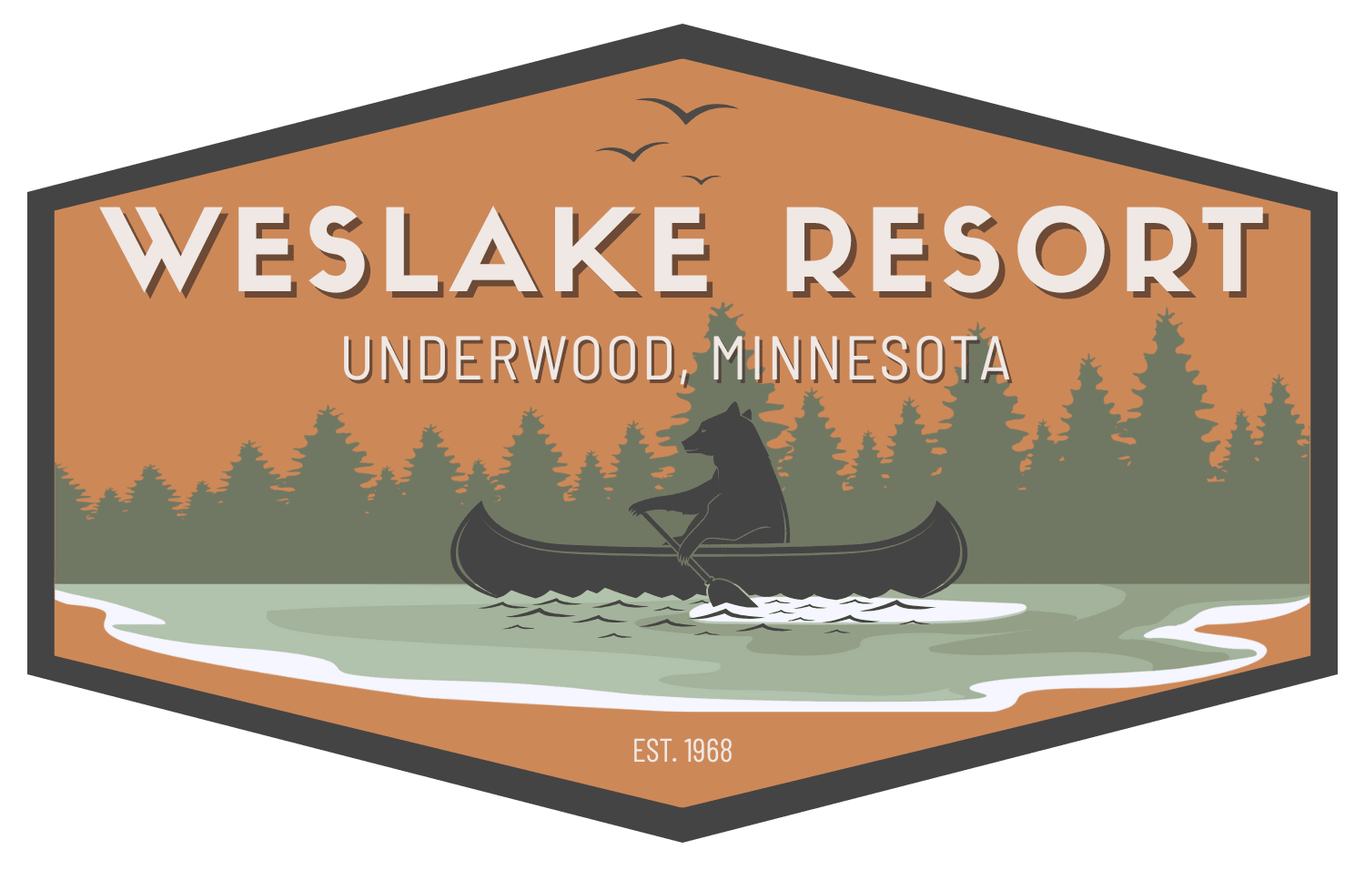 Weslake Resort Underwood Minnesota Logo