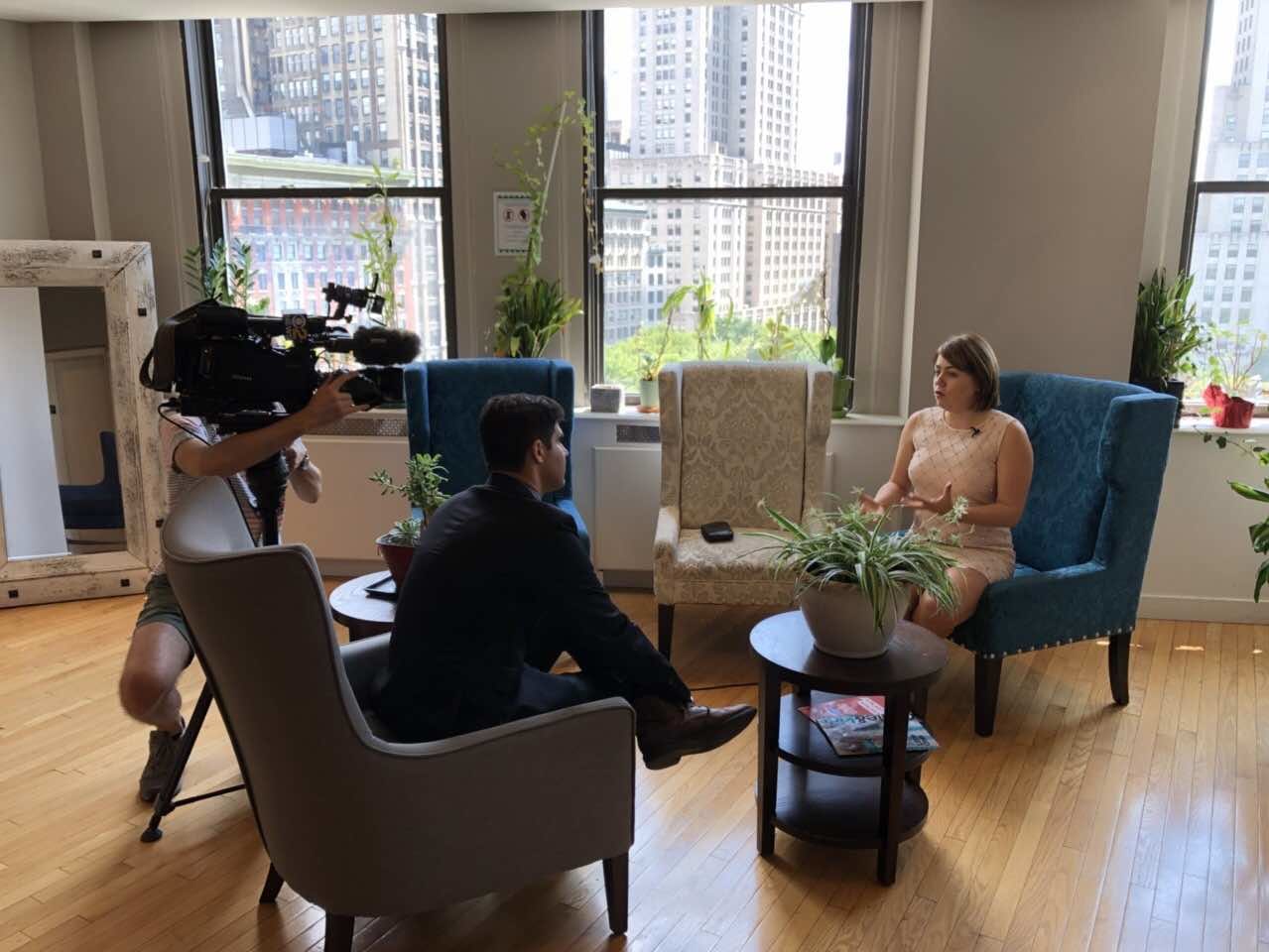 Life Coach Irina Popa-Erwin on CBS NY