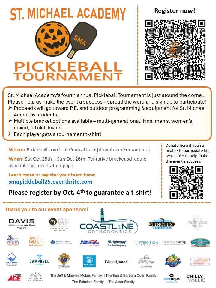 SMA Pickleball Tournament 2025
