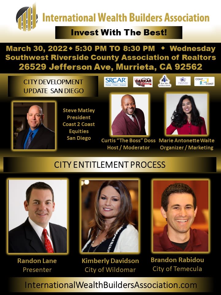 IWBA March 2022 Presenters