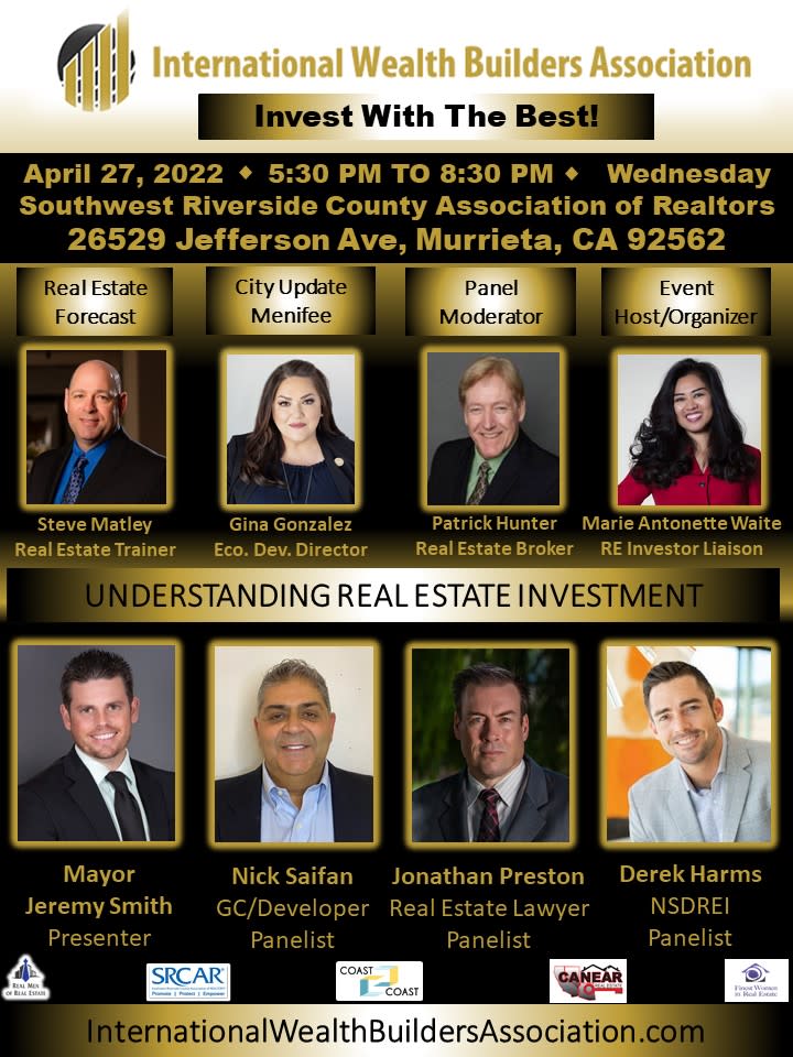 IWBA April 2022 Presenters