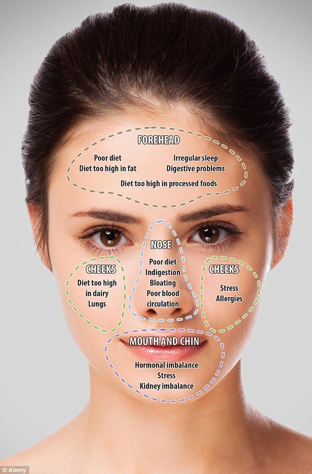 Educational diagram for dermatological skincare brand training