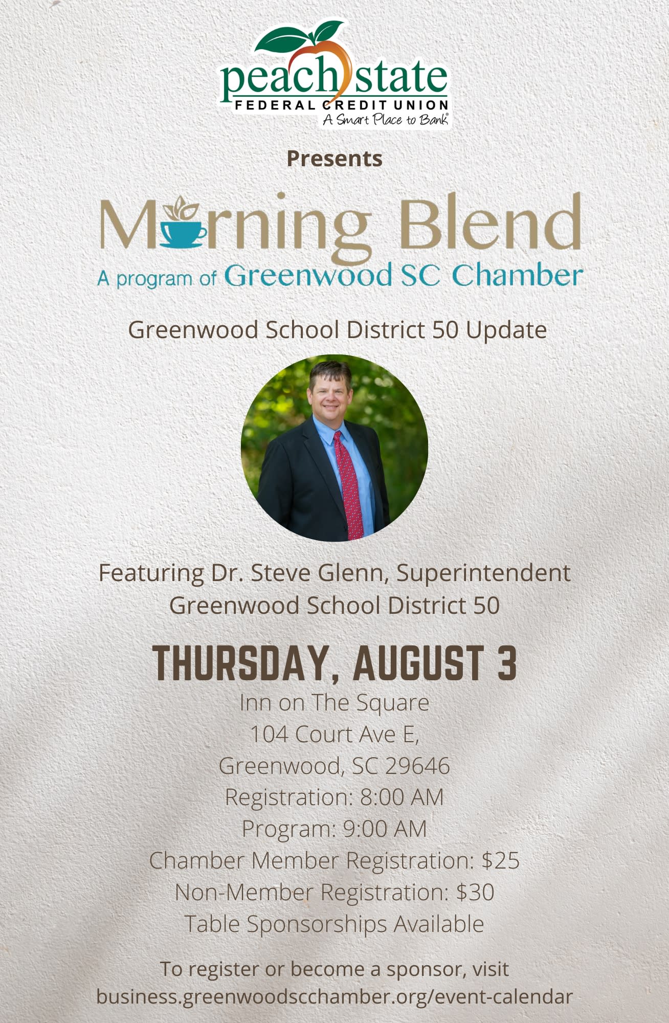 Morning Blend: Greenwood School District 50 Update Greenwood Chamber Morning Blend: Greenwood School District 50 Update Greenwood Chamber
