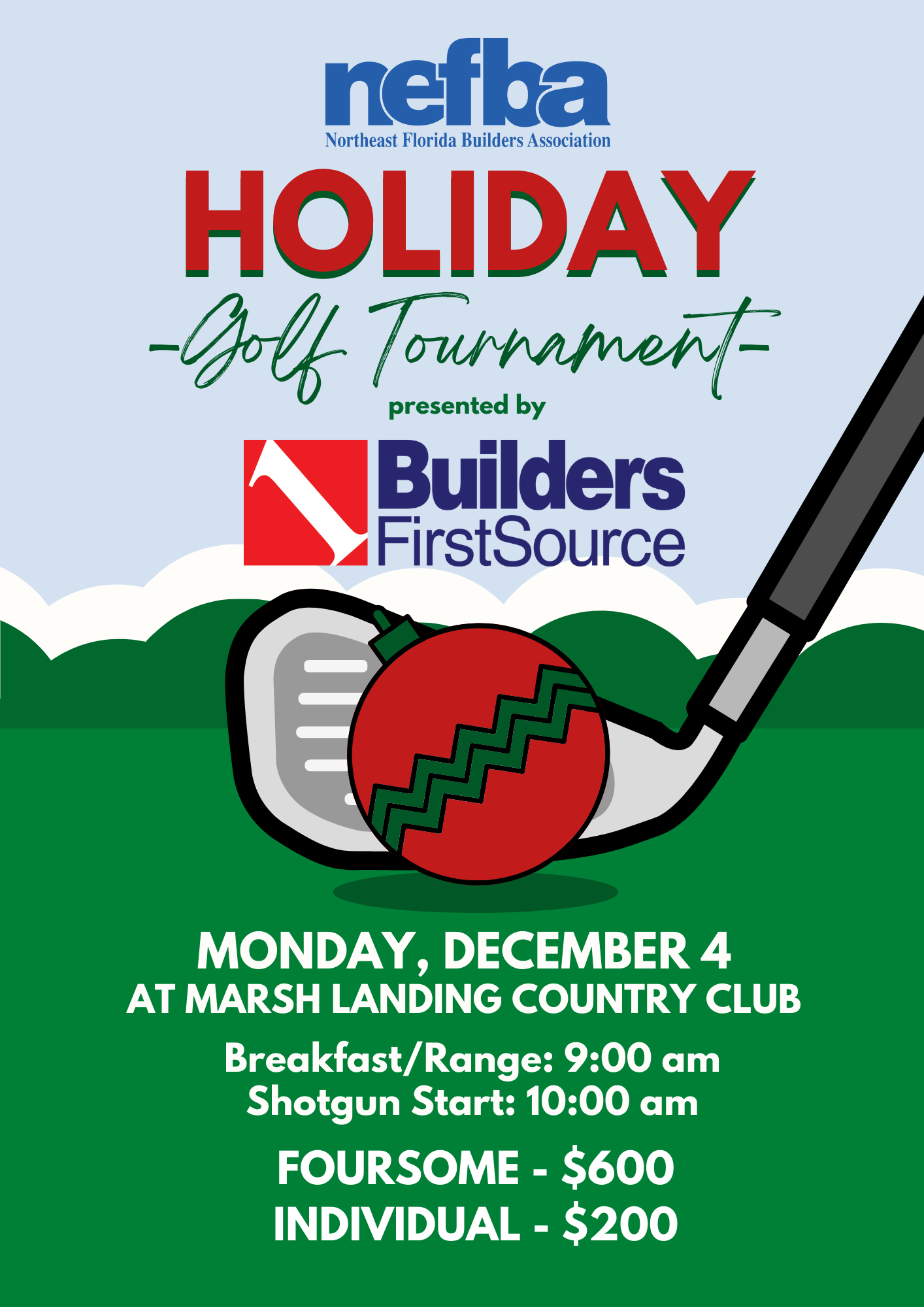 NEFBA Holiday Golf Tournament NEFBA