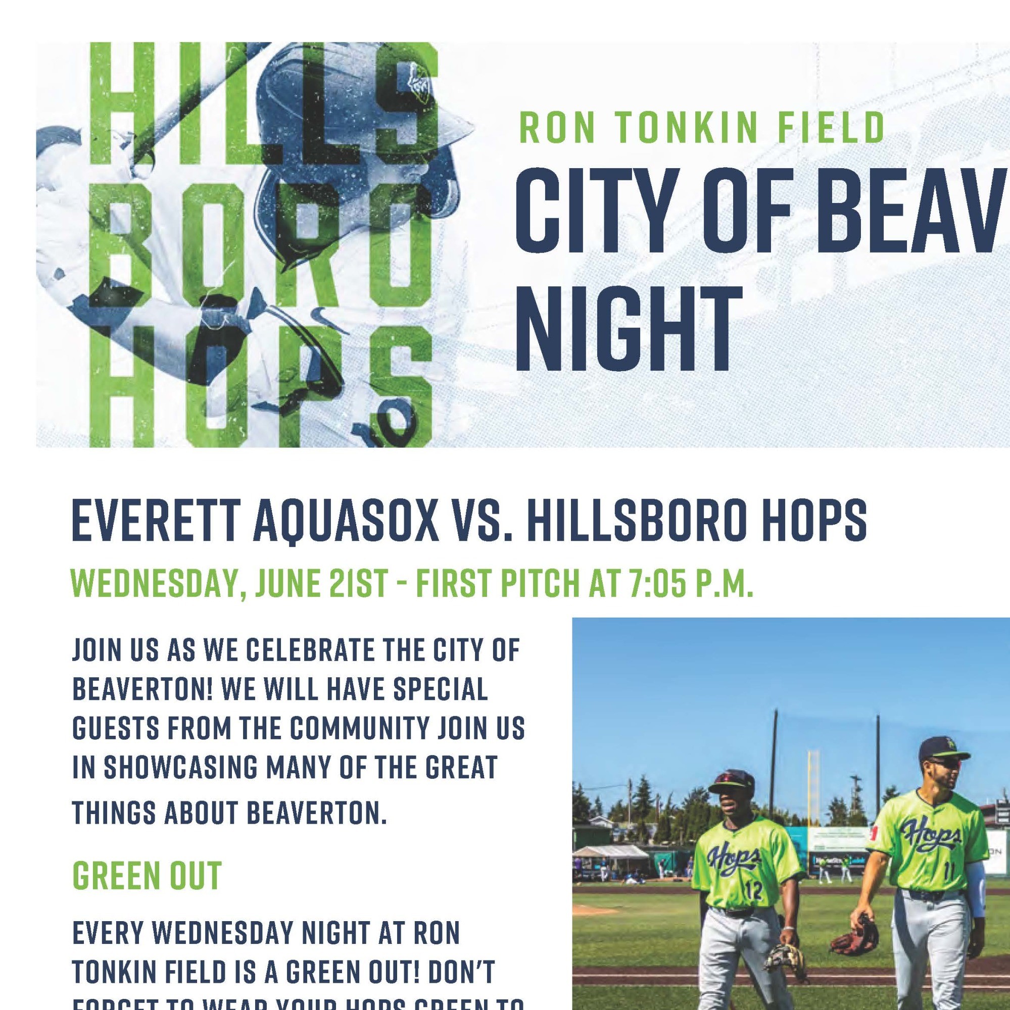 Beaverton Night at the Hillsboro Hops