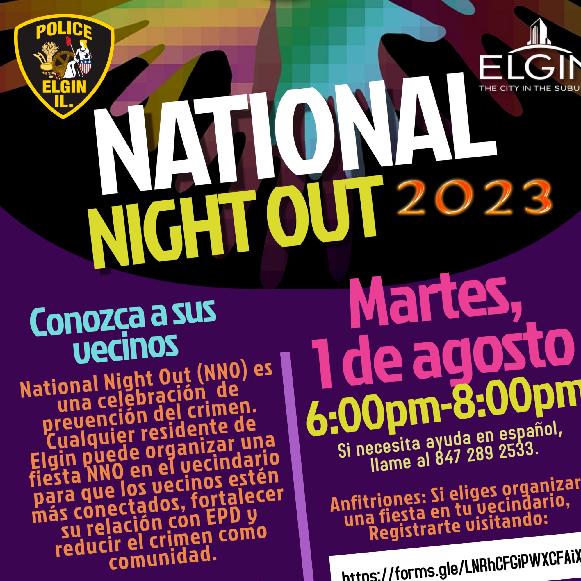 2023 EPD's National Night Out Elgin Area Chamber of Commerce IL