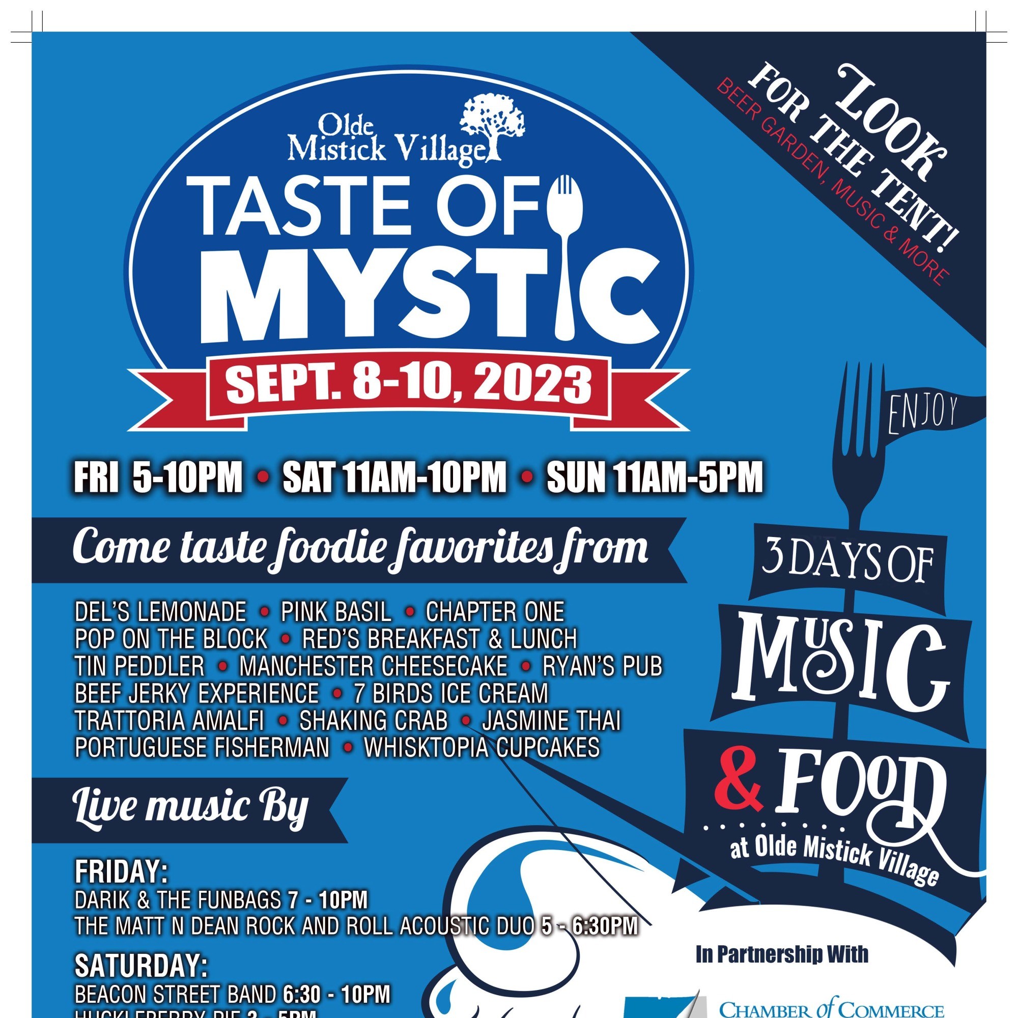 Olde Mistick Village Taste of Mystic Greater Mystic Chamber of