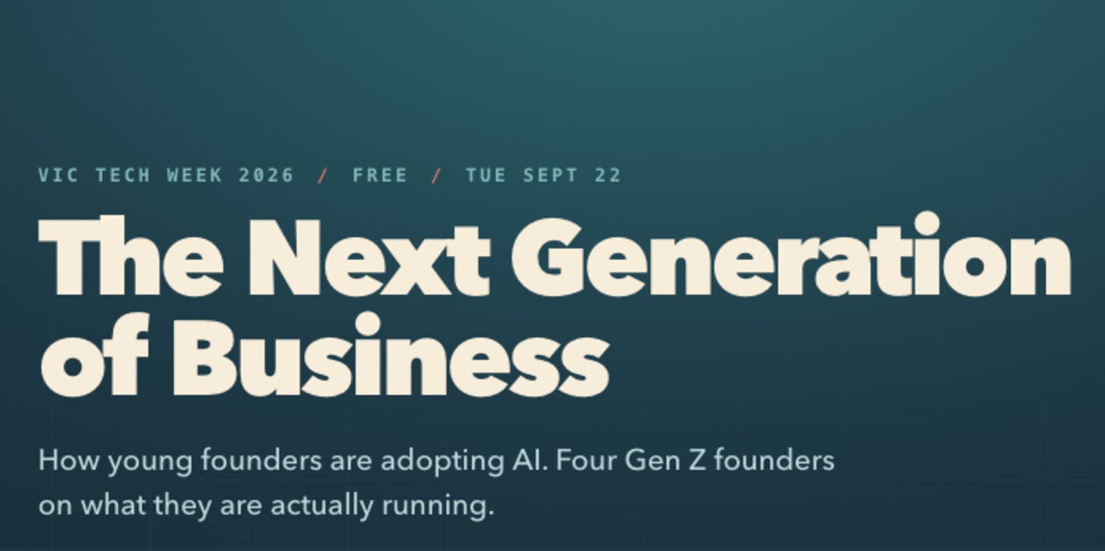 The Next Generation of Business: How Young Founders Are Adopting AI promotional image