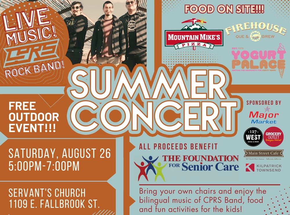 Summer Concert- Free outdoor event! - Fallbrook Chamber of Commerce