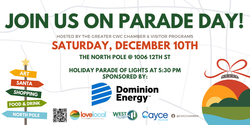 The Greater CWC Chamber Holiday Parade of Lights Greater Cayce West