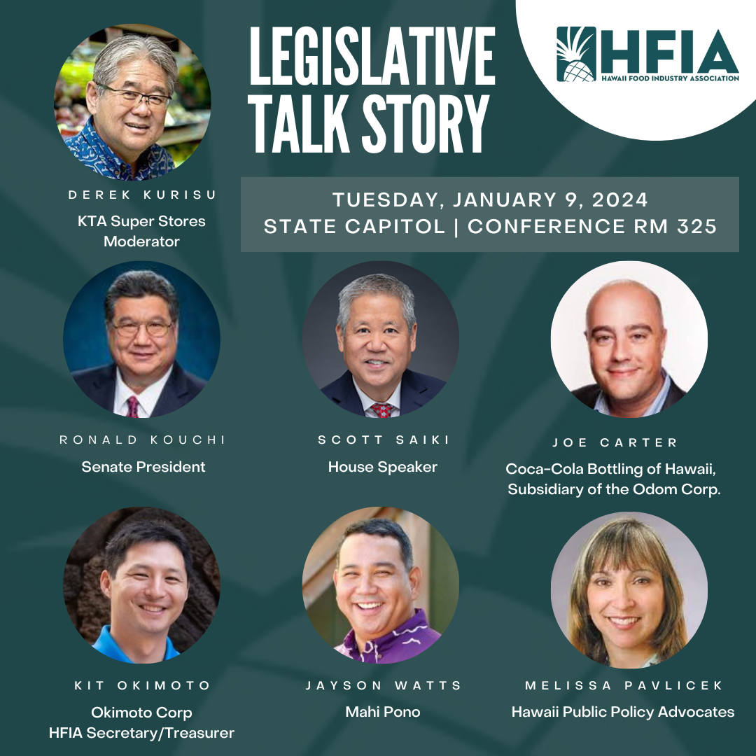 CANCELED 2024 Legislative Talk Story and GRC Meeting Hawaii Food