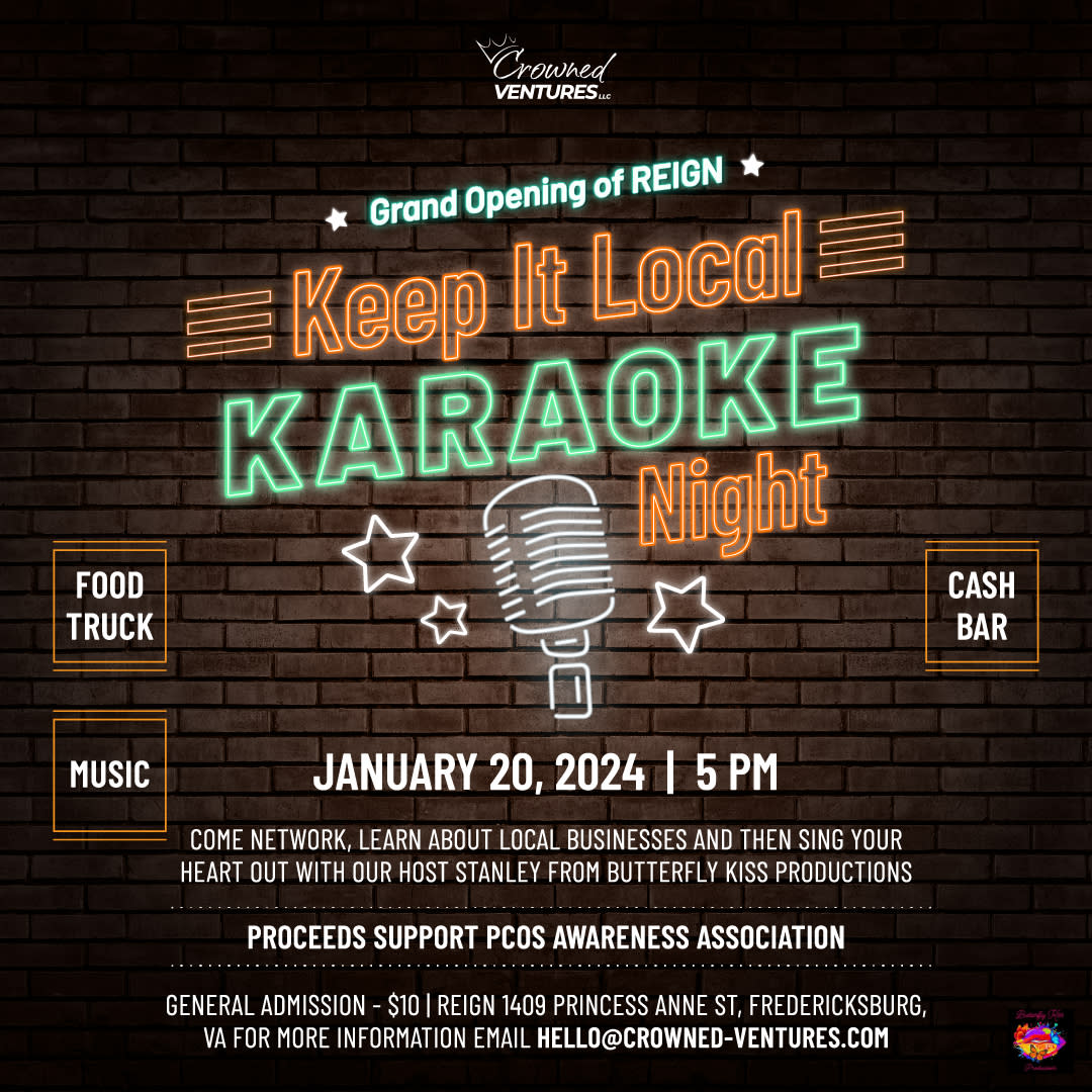 REIGN Grand Opening Keep it Local & Karaoke