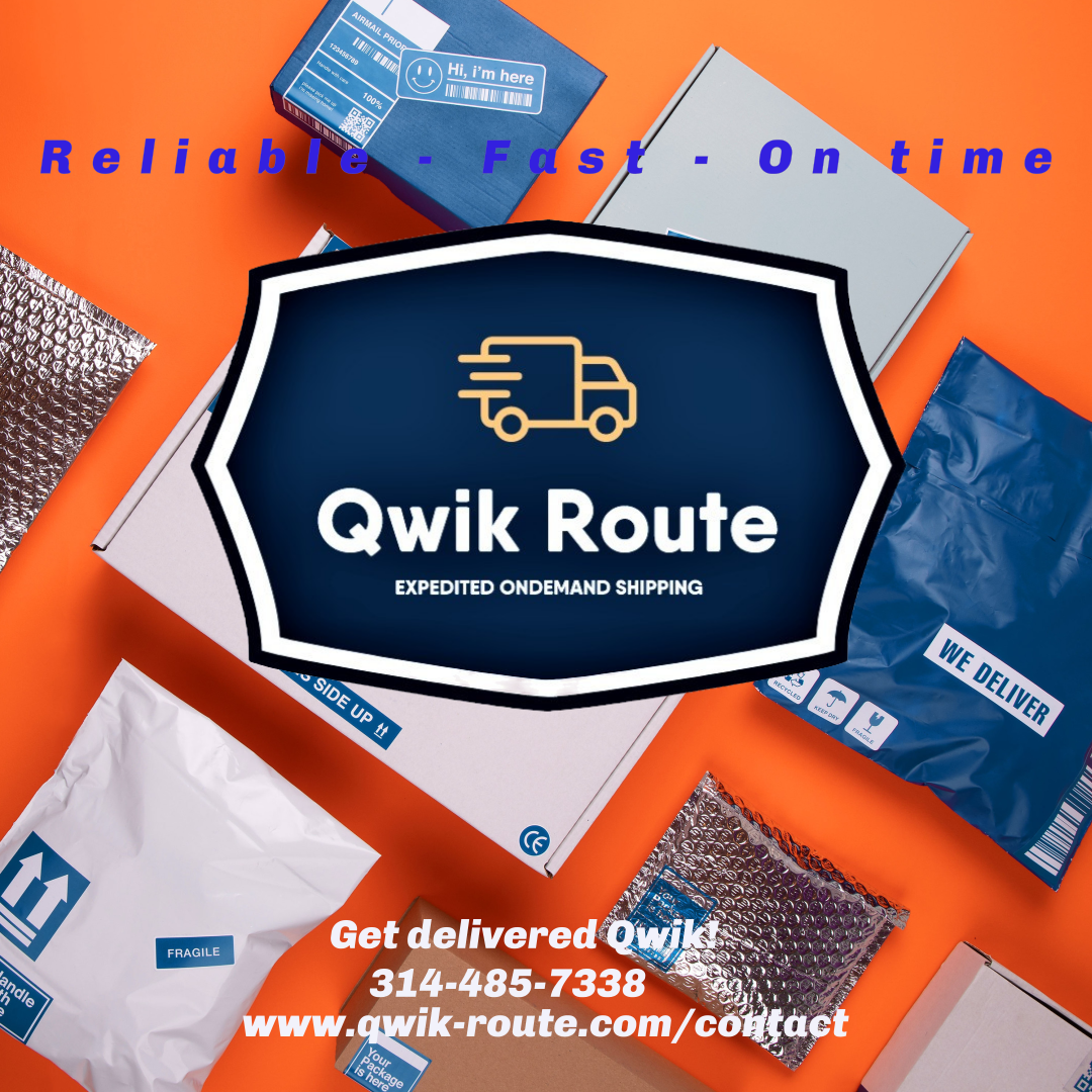 Lightning fast shipping and delivery for you St Charles! Qwik Route