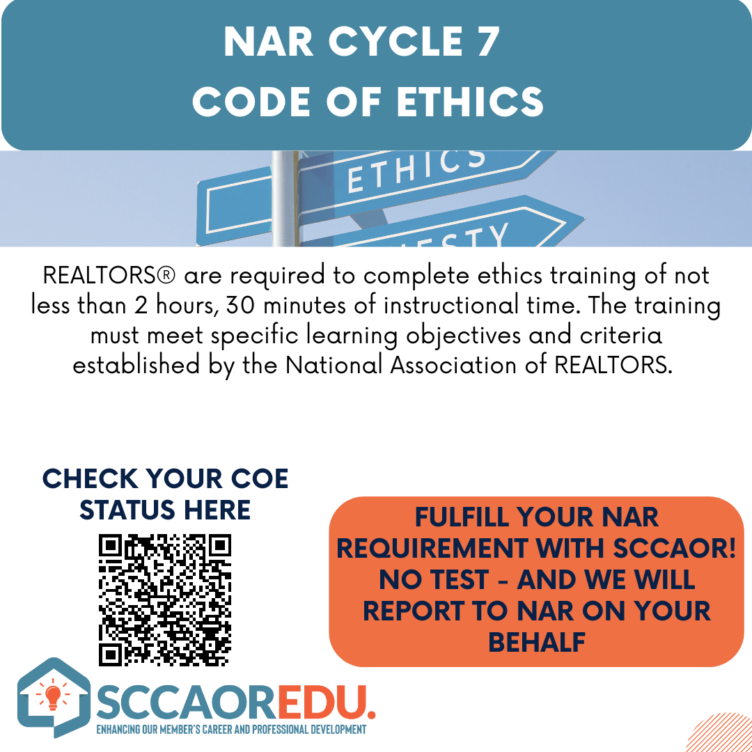 July 2 2024 Code of Ethics Santa Clara County Association of REALTORS®