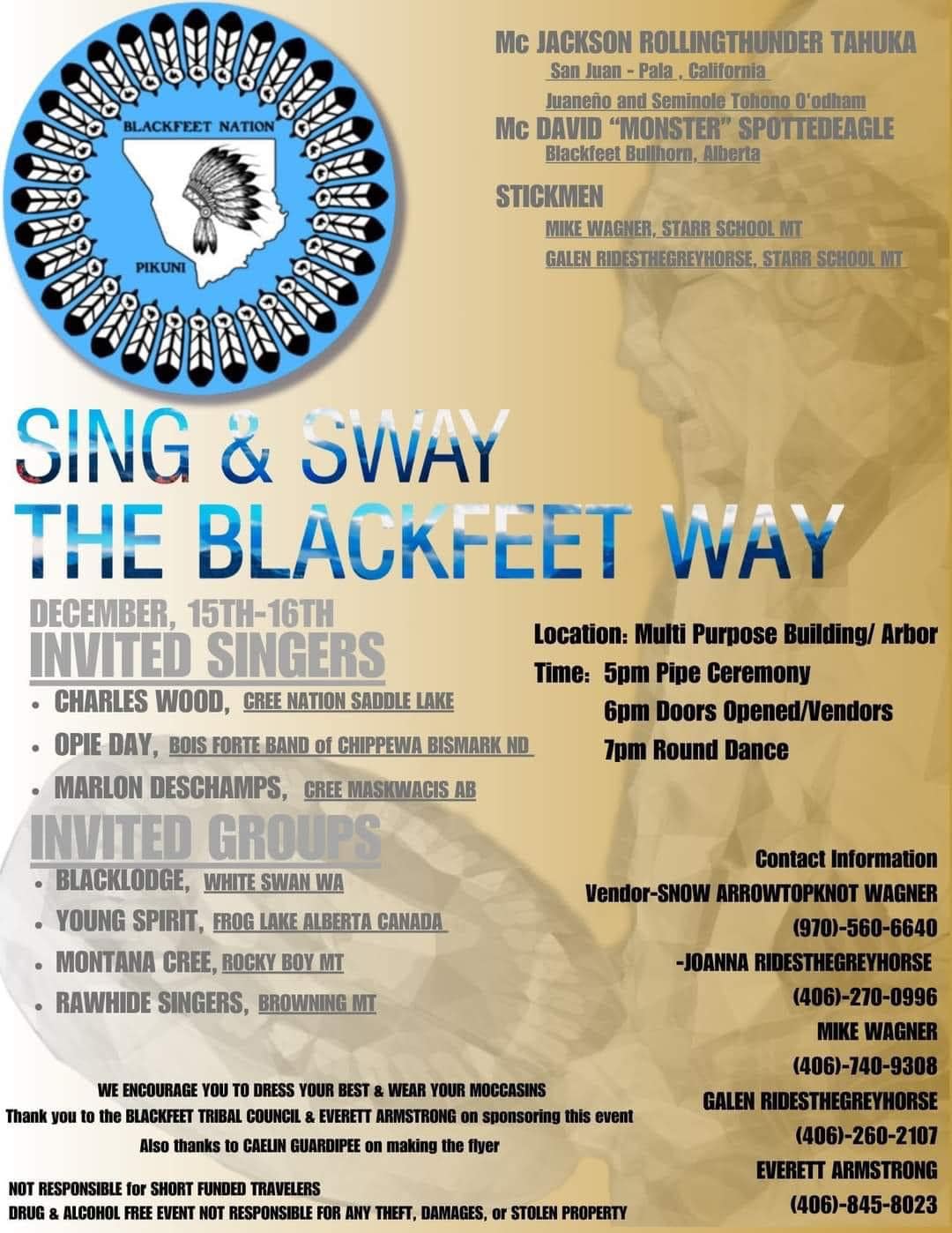 Swing Sway The Blackfeet Way Response status code does not