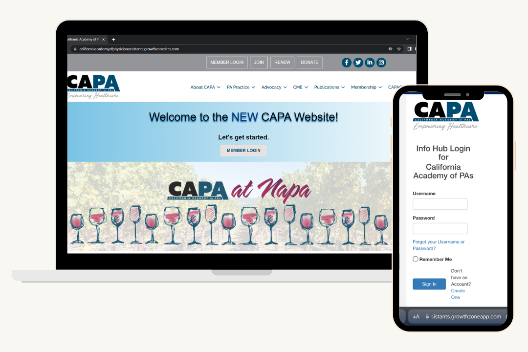 CAPA new site desktop/mobile images
