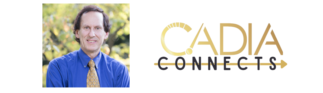 Stan Kimer headshot and CADIA Connects logo