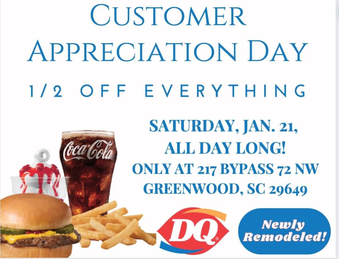Dairy Queen Customer Appreciation Day and Ribbon Cutting Greenwood