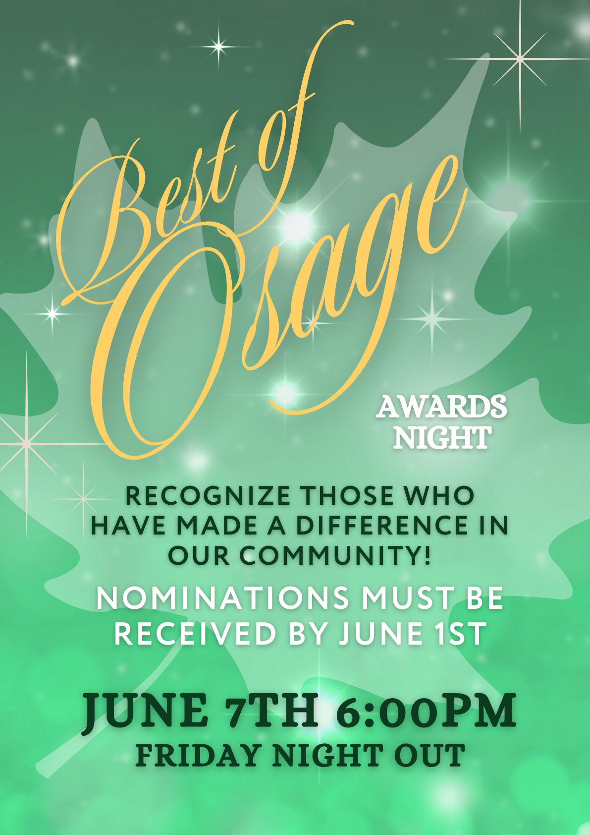 Best Of Osage Awards Night Osage Chamber Of Commerce IA kai-exo-departs-military-mandatory-may-11