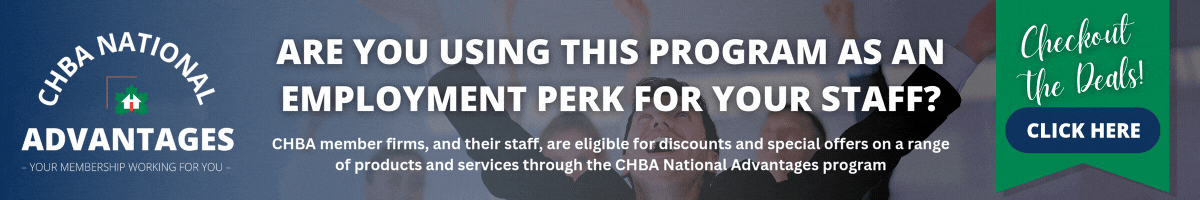 CHBA National Advantages Program