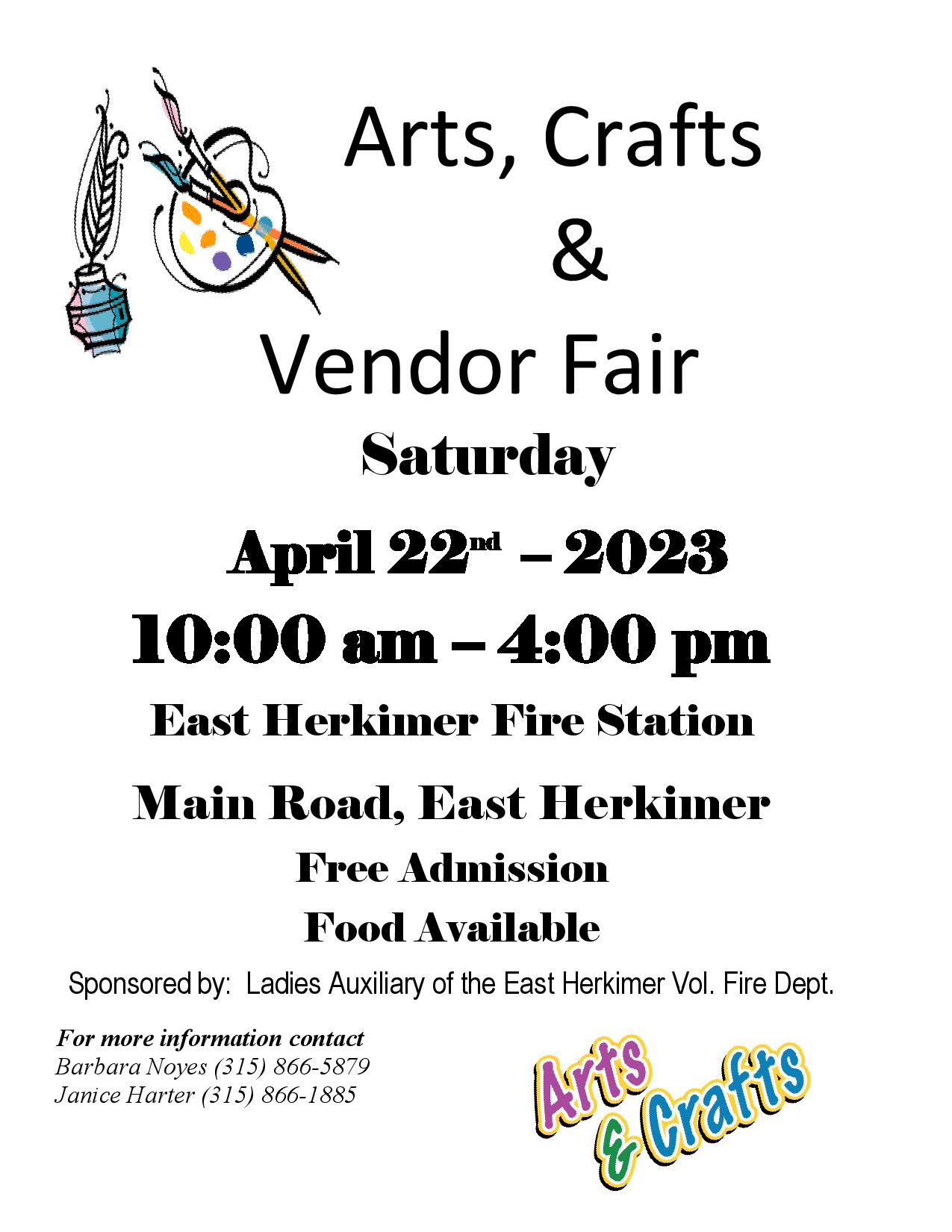 Arts Crafts & Vendor Fair default Herkimer County Chamber of