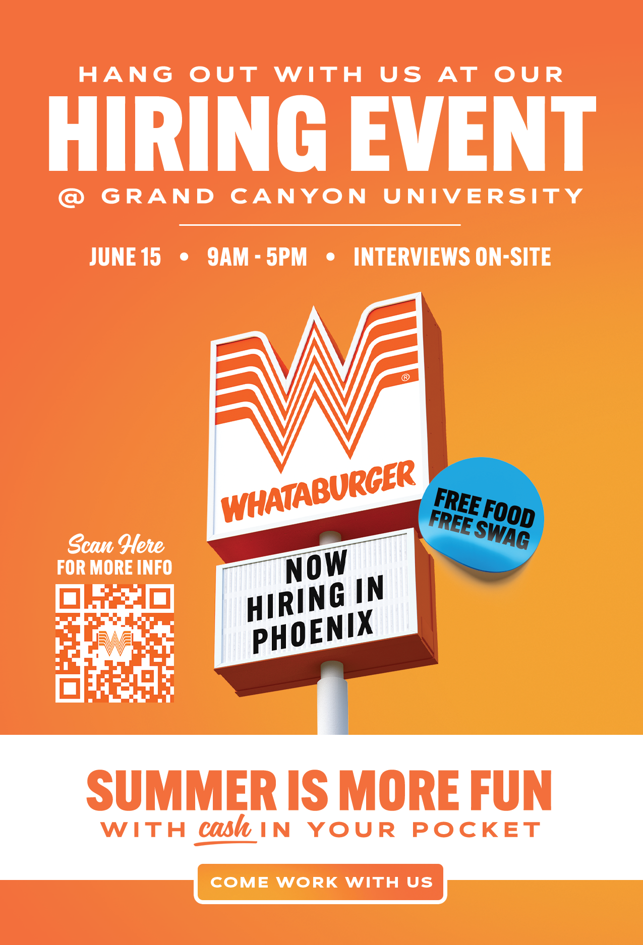 Whataburger Phoenix Hiring Event Arizona Hispanic Chamber of Commerce