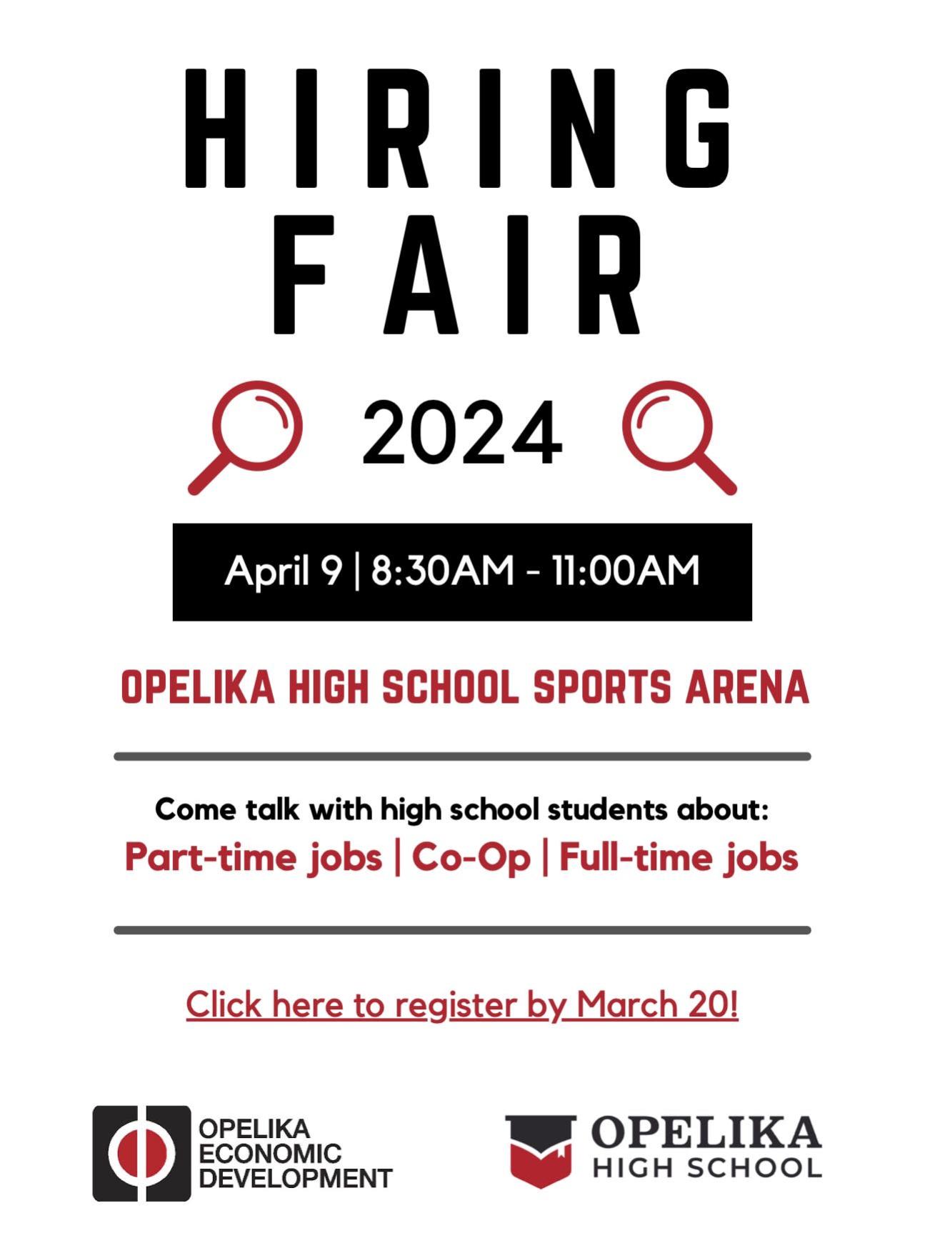 Opelika High School Hiring Fair Opelika Chamber of Commerce Opelika High School Hiring Fair Opelika Chamber of Commerce