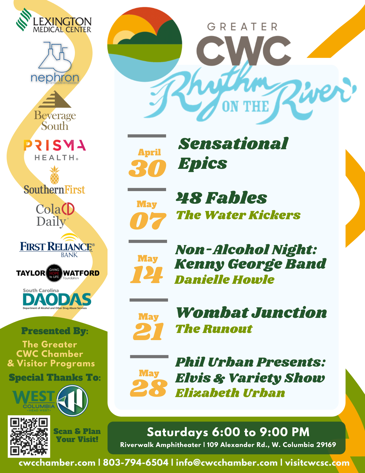 Rhythm on the River Presented by The Greater CWC Greater Cayce West