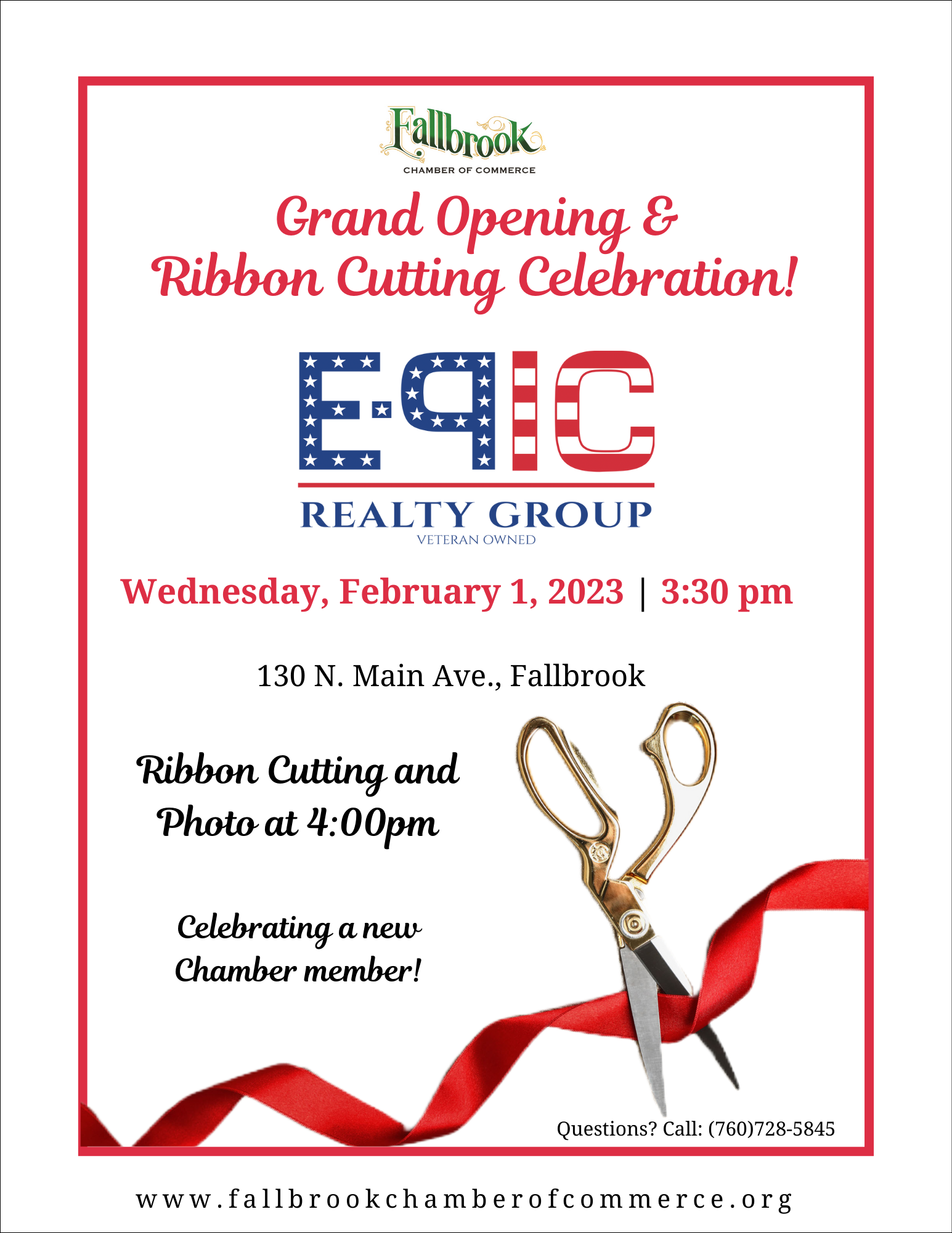 Grand Opening & Ribbon Cutting Celebration for Epic Realty Group